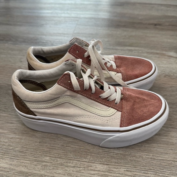 Vans Old Skool Stackform Women's Multicolor Platform Sneakers - Picture 3 of 10